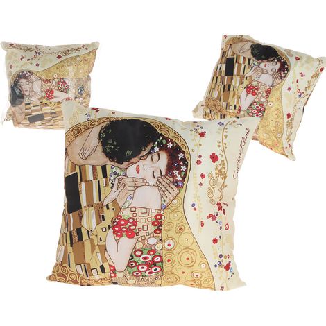 Federa decorativa gustav klimt kiss cream jasiek (1/3)