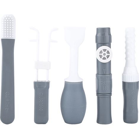 5-teiliges Massagebürsten-Set zur Muskelregeneration und Mundpflege (1/5)