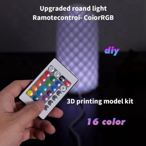 4X Modèle D'Impression 3D Lumière LED Projecteur LED Kit D'Éclairage LED Réglable Multicolore Projecteur LED DIY Sans Coque de Lampe (1/5)