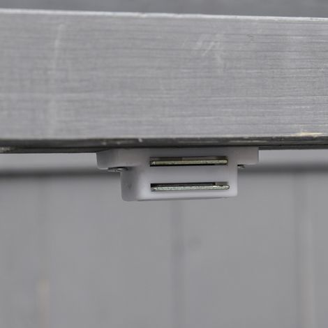 Armoire extérieur gris anthracite en bois sapin, 2 niveaux avec toit ouvrant, 74x43x88 cm
