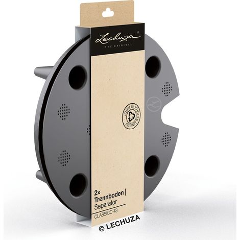 LECHUZA® Ersatzteil 2 Trennböden für CLASSICO Color 43 (1/2)
