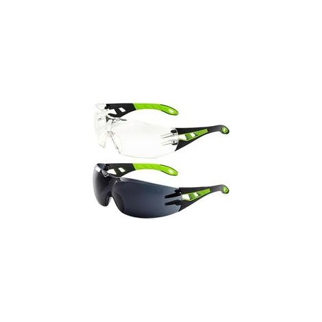 Lot de 2 lunettes de sécurité, lunettes de protection, lunettes de sécurité légères pour intérieur/extérieur, chasse, sport, tir, pêche, sécurité du travail (1/5)