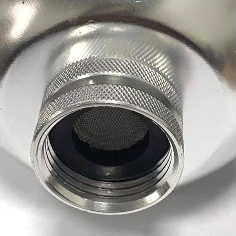 Set mit 2 Aluminium-Gießköpfen mit 1,9 cm Gewinde zum schonenden Bewässern von Bäumen, Sträuchern und Blumenbeeten - (1/5)