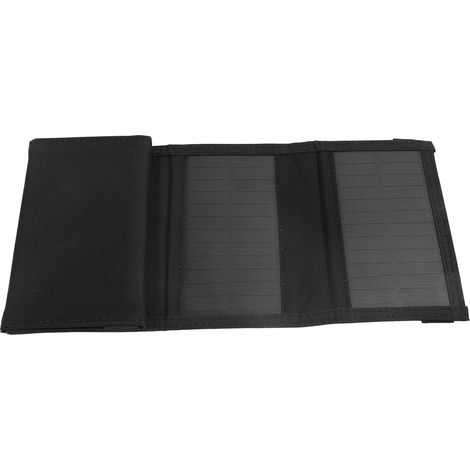 Panneau solaire portable pliable 6V avec sortie USB, chargeur solaire étanche pour usage extérieur (1/5)