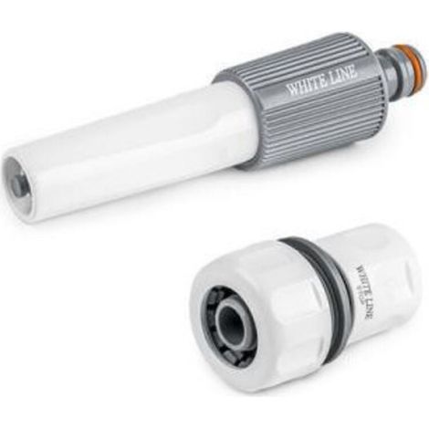 Kit raccordement tuyau d'arrosage 19 mm (kit de 2 pièces)