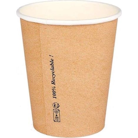 400 ml Kraftpapier-Kaffeebecher, 50 Stück, SUP Eco, Durchmesser 90 mm