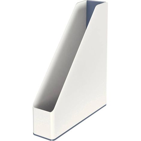 Leitz WOW Duo 53621001 Porte-revues DIN A4, DIN C4 blanc, gris Polystyrène 1 pc(s) (1/4)
