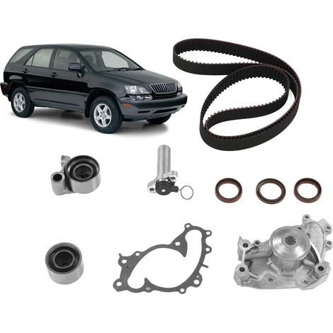Les kits de calage de pompe à eau 13568-09080, 13503-0A010 et 13505-20010 conviennent aux LEXUS et TOYOTA (en surpoids). (1/5)