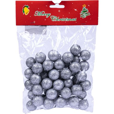 C79252 BOLAS DE POLIESTIRENO CON BRILLO PARA CORONAS, 3 COLORES