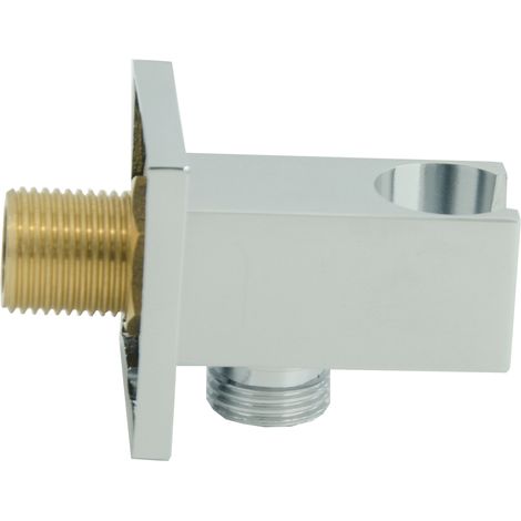 Presa D'acqua Supporto Doccetta Ø 50x60 cm in Acciaio Inox Valencia Q (1/2)