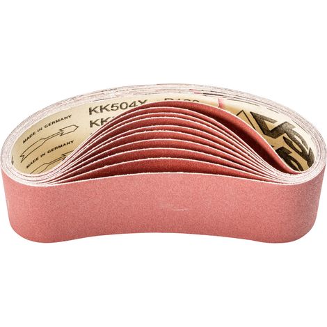 PFERD TOOLS Korund Schleifband BA 75x533 mm A120 für universelle Anwendung mit Bandschleifer 10 Stk (1/2)