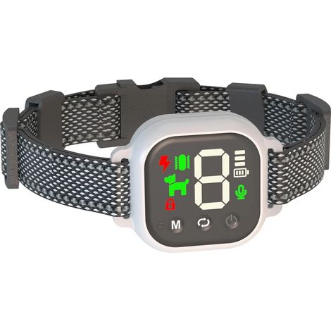 Collier Anti-Aboiement Intelligent pour Chien - Rechargeable - Sensibilité Réglable - Étanche - Vibration et Signal Sonore (1/5)