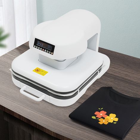 Presse à chaud automatique pour t-shirts, presse intelligente de 54,5 x 40 cm avec système de déblocage automatique, presse à chaud professionnelle pour la sublimation et le vinyle