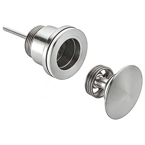 Ablaufventil Waschbecken Clickwaste – 42 mm – Chrom – (1/4)