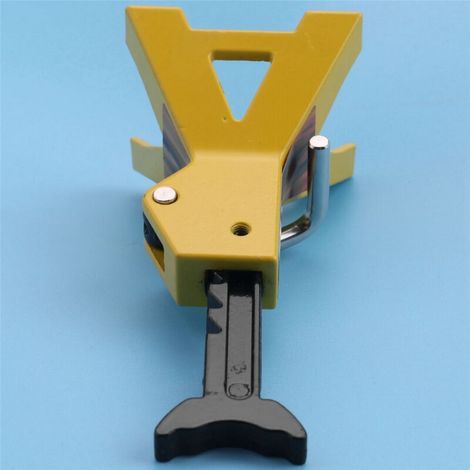 Ciel-de Levage Support D'Essieu Modèle Jack D'Échelle 3 Tonnes Cliquet Plancher Véhicule Résistant pour TRX4 D90 CC01 1:10 RC Jaune (1/4)