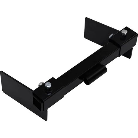 Adattatore Spazzaneve per Tosaerba Nero vidaXL (1/5)