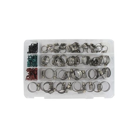 Geschenkset mit elastischen oder verschraubbaren Halsketten. Enthält 120 Stück