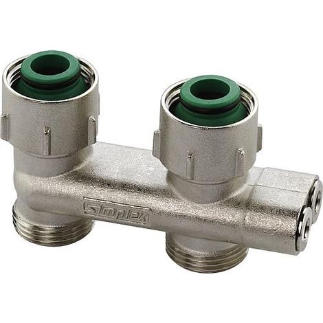 Piece de deviation avec obturation coude pour raccord BG sur eurocone 3/4'' (1/2)