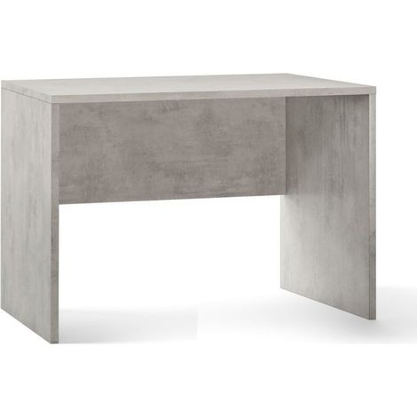 Moderner Schreibtisch aus Beton Cement Holz 120x69x H76 cm