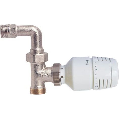 Tête thermostatique VT 0,38 + Corps droit avec coude Mâle 3/4 EK - Somatherm (1/3)