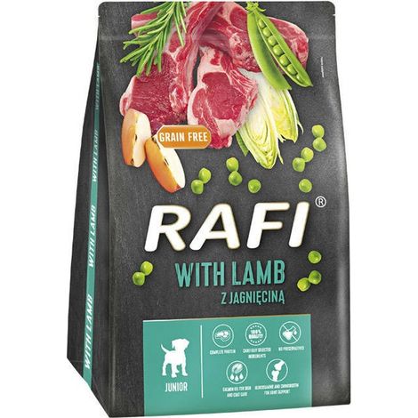 DOLINA NOTECI Rafi Junior Trockenfutter für Hunde mit Lamm 3 kg