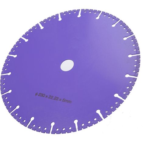 Lame de scie diamantée brasée sous vide pour la démolition de carreaux de céramique, disque de coupe, disque de meulage, diamètre 230 mm (1/5)