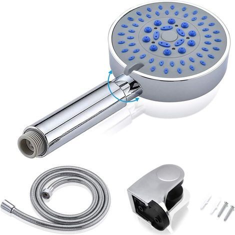 Garden FutureDouche + tuyau de douche + support de douchette, douchette en ABS avec 5 modes d'économie d'eau (1/5)
