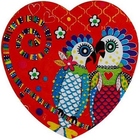SOTTOBICCHIERE LOVE HEARTS 10CM FAN CLUB