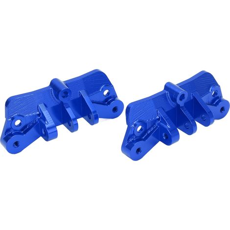 Vordere und hintere Getriebehalterungen aus Aluminium für den Losi LMT 4WD Starrachsen-Monstertruck im Maßstab 1:8 (blau) (1/5)