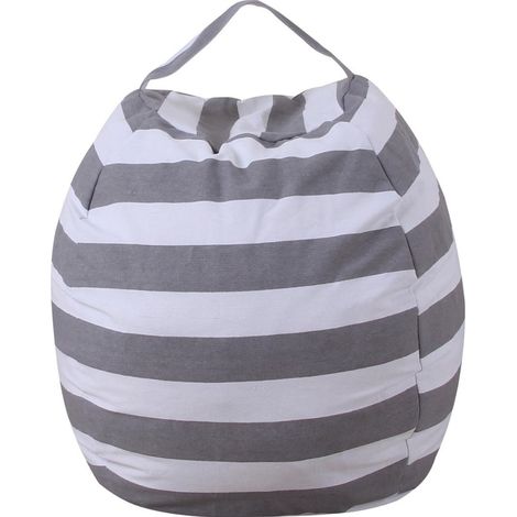 Sac de rangement pour jouets et peluches enfants, grande capacité, pliable (1/5)