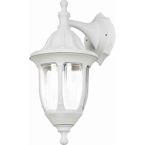 angelica applique da esterno 1xe27 bianco ip44 policarbonato 36,2x16,6x20,5 cm (1/4)