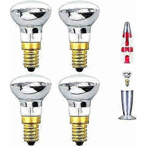 (4 pièces) R39 E14 spot réfléchissant-ampoule 25W E14 lave-vaisselle R39 lampe réfléchissante 25W E14 R39 lave-linge (1/5)