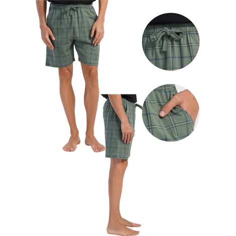 Pantalones cortos de algodón para hombre Vienetta S con bolsillos para el verano. (1/5)