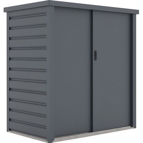 Armadio portaoggetti da giardino 1,31 m3 in Acciaio galvanizzato Grigio - REIVAX (1/4)