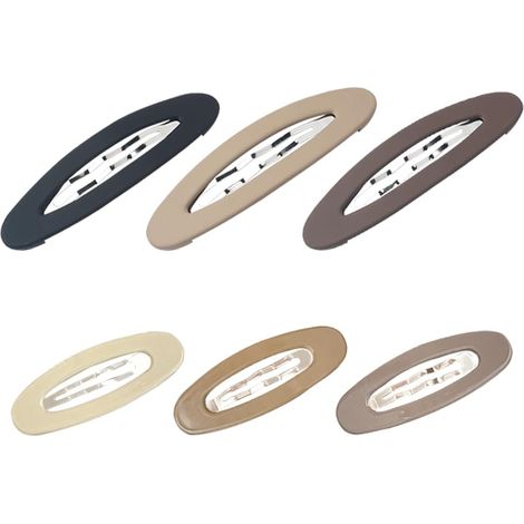 Pieces Large Snap Hair Clips, Matte Hair Barrettes, Lightweight and Non-Slip, Elegant Multicolored Metal for Women, Thick and Thin Hair, Everyday Hairstyling (1/5)