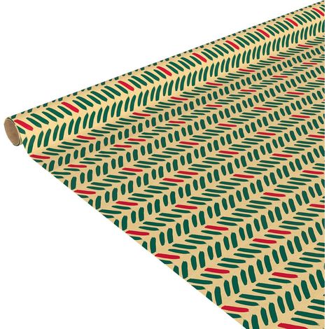 Bedrucktes Kraft-Geschenkpapier 200x70cm - Vereinigt
