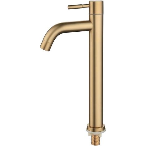 Mitigeur d'évier, inox, doré, pour évier de cuisine et évier (1/5)