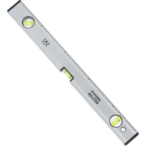 Niveau à bulle en aluminium magnétique règle de mesure multifonction instrument de nivellement (500mm) (1/5)