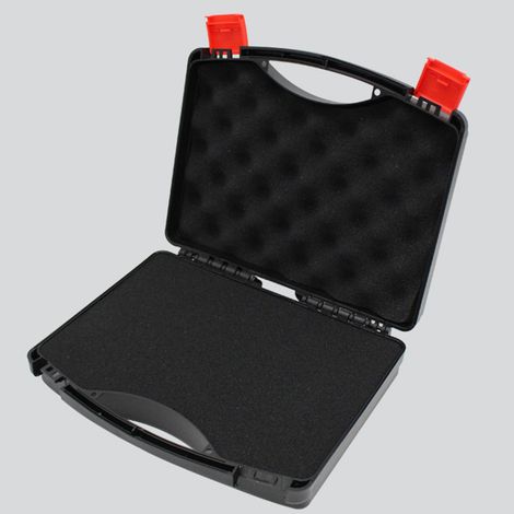 (250 mm x 210 mm x 70 mm) Schützender Werkzeugkasten mit Schwammaufbewahrung, stoßfesten Schrauben, Werkzeugkasten für den Transport im Freien. (1/5)