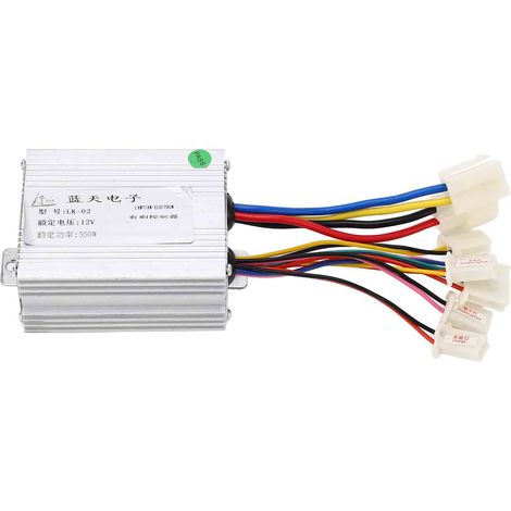 Contrôleur à balais 12 V 500 W pour vélo électrique, batterie au lithium, pièces de modification pour vélo (1/5)