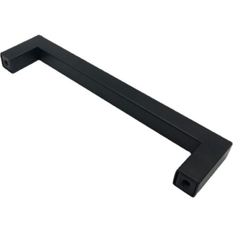 10 Stück schwarze Küchenschrankgriffe, 128 mm, Edelstahl, schwarze Möbelgriffe für Küchenschranktüren