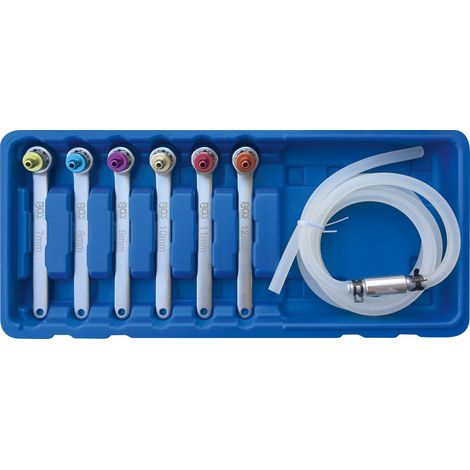 Jeu de clés de purgeur de freins 7 - 8 - 9 - 10 - 11 - 12 mm 7 pièces BGS (1/7)