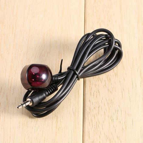 Rallonge infrarouge IR, port d'entrée de télécommande d'extension 3,5 mm avec prise pour boîtiers STB, équipement AV - (1/4)