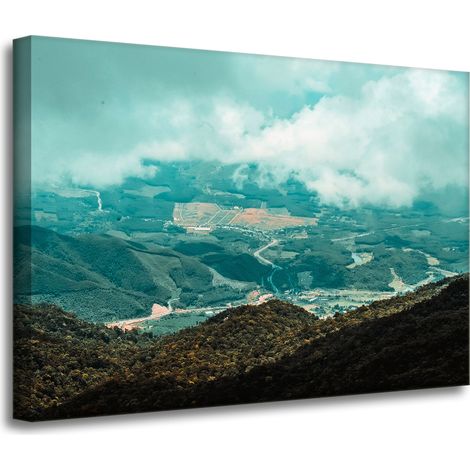 Leinwanddruck Naturlandschaft Hochland 70x50 cm