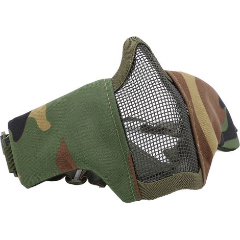 Atmungsaktive Militärmaske aus Stahlgewebe für Jagd, Schießsport, CS-Spiele und Dschungelaktivitäten (1/5)