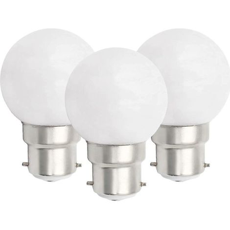 Lot de 6 ampoules LED B22 3W, ampoules sphériques à baïonnette B22, petites ampoules globe, ampoules à incandescence dimmables Walkbee SZRH A-F-AquaForge (1/3)