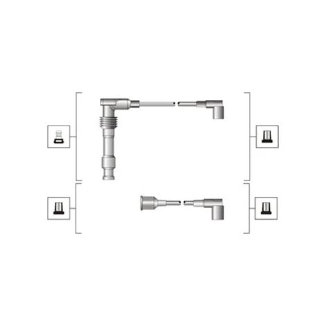 Kit de câbles d'allumage Magneti Marelli 941319170085 OPEL