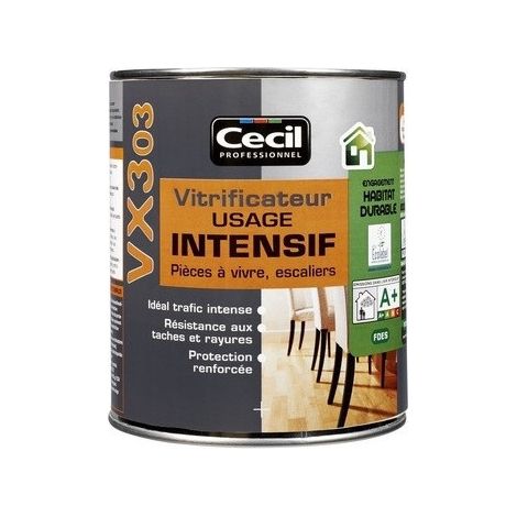 Vitrificateur pour parquet 1 Litre – Finition mat – Protection haute performance pour bois intérieur – Séchage rapide, sans odeur – Cecil