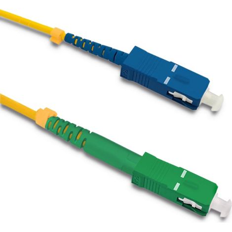Qoltec SC/APC - Cavo patch in fibra ottica SC/UPC  Monomodale  9/125  G652D  Simplex  2 m (1/3)