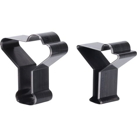 Ensemble de 2 matrices de découpe pour cuir en forme de verre à cocktail, outils de moulage et de poinçonnage manuels en acier allié (1/5)